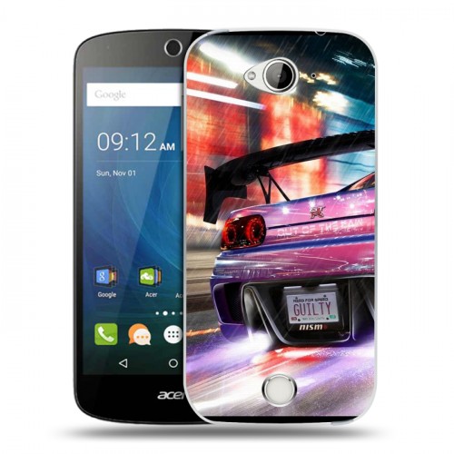 Дизайнерский силиконовый чехол для Acer Liquid Z530 Need for speed