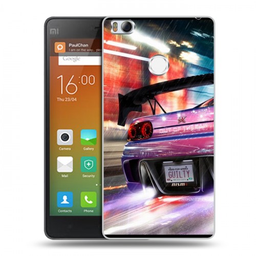 Дизайнерский пластиковый чехол для Xiaomi Mi4S Need for speed