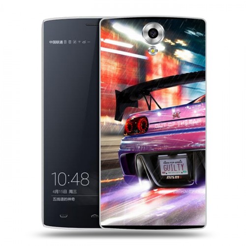 Дизайнерский силиконовый чехол для Homtom HT7 Need for speed