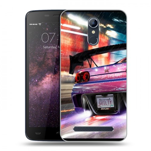 Дизайнерский силиконовый чехол для Homtom HT17 Need for speed