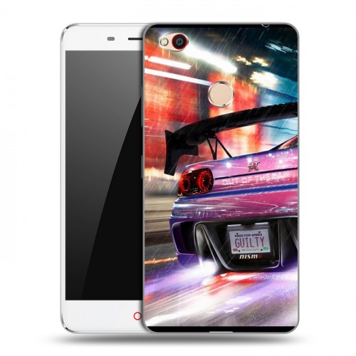 Дизайнерский пластиковый чехол для ZTE Nubia N1 Need for speed