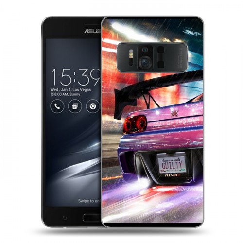 Дизайнерский силиконовый чехол для ASUS ZenFone AR Need for speed