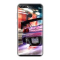 Дизайнерский силиконовый чехол для Huawei P Smart Need for speed