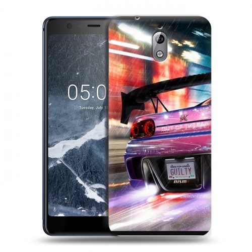 Дизайнерский силиконовый чехол для Nokia 3.1 Need for speed