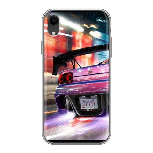 Дизайнерский пластиковый чехол для Iphone Xr Need for speed