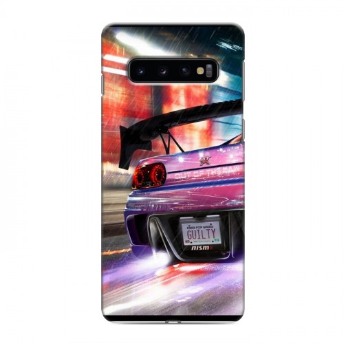 Дизайнерский силиконовый чехол для Samsung Galaxy S10 Need for speed