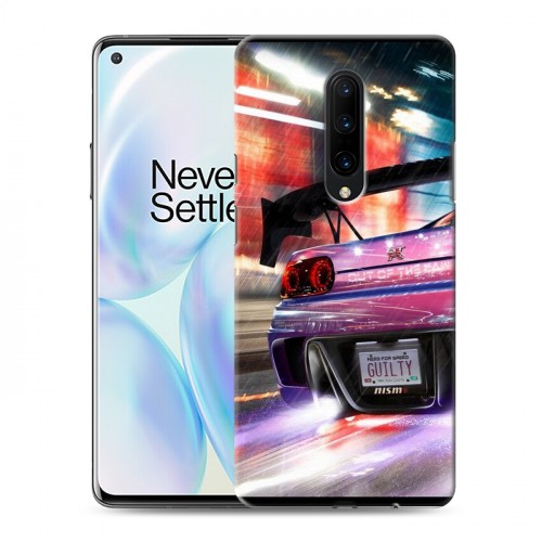 Дизайнерский силиконовый чехол для OnePlus 8 Need for speed