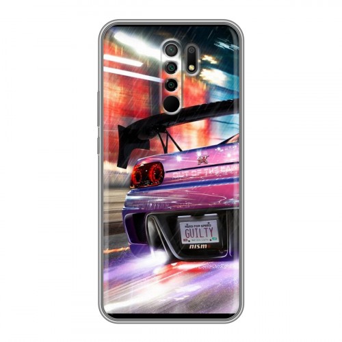 Дизайнерский силиконовый чехол для Xiaomi RedMi 9 Need for speed