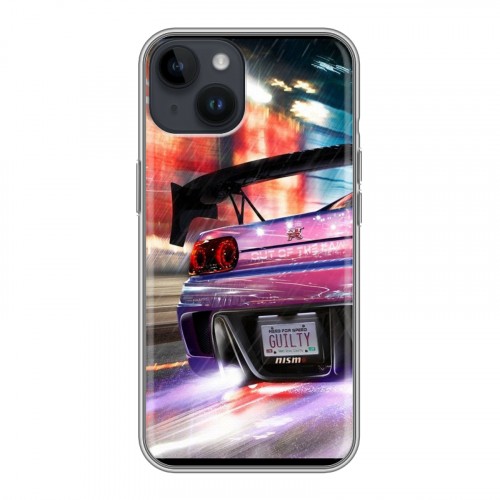 Дизайнерский пластиковый чехол для Iphone 14 Need for speed