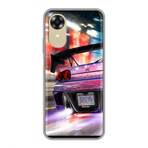 Дизайнерский силиконовый чехол для OPPO A17k Need for speed