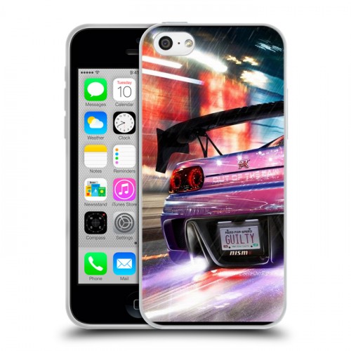 Дизайнерский пластиковый чехол для Iphone 5c Need for speed