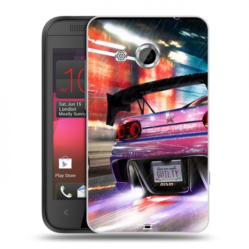 Дизайнерский пластиковый чехол для HTC Desire 200 Need for speed