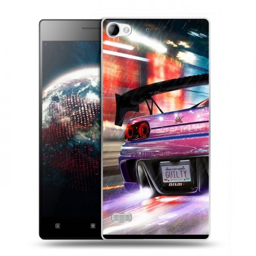 Дизайнерский пластиковый чехол для Lenovo Vibe X2 Need for speed