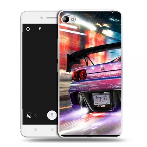 Дизайнерский пластиковый чехол для Lenovo S90 Need for speed