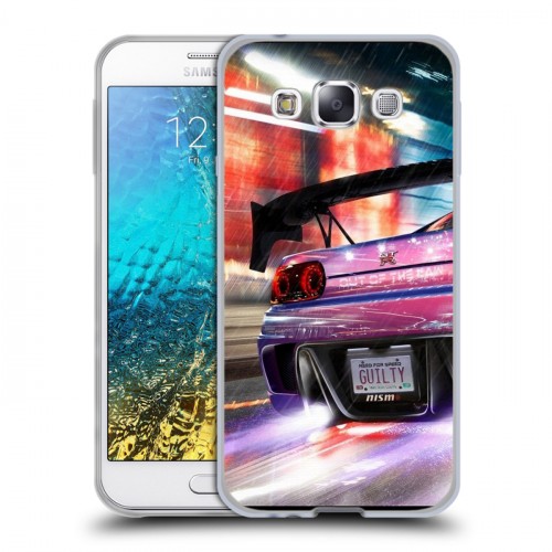 Дизайнерский пластиковый чехол для Samsung Galaxy E5 Need for speed