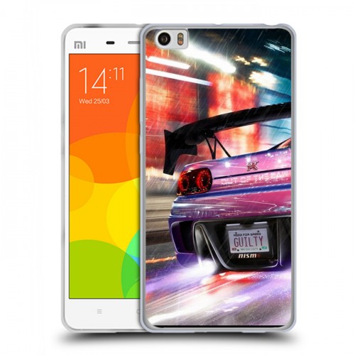 Дизайнерский пластиковый чехол для Xiaomi Mi Note Need for speed