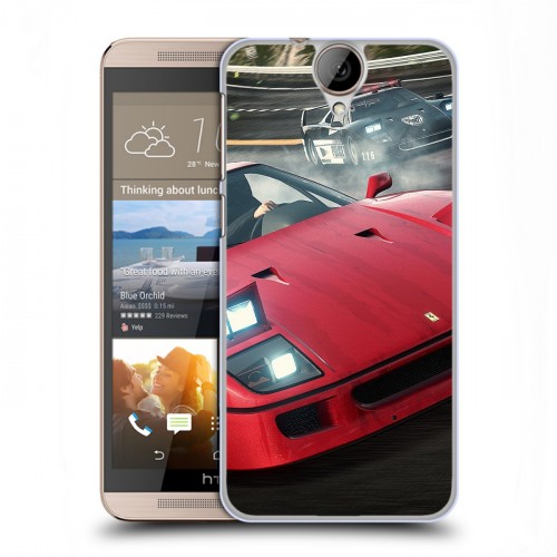 Дизайнерский пластиковый чехол для HTC One E9+ Need for speed