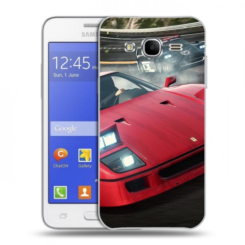 Дизайнерский силиконовый чехол для Samsung Galaxy J7 Need for speed