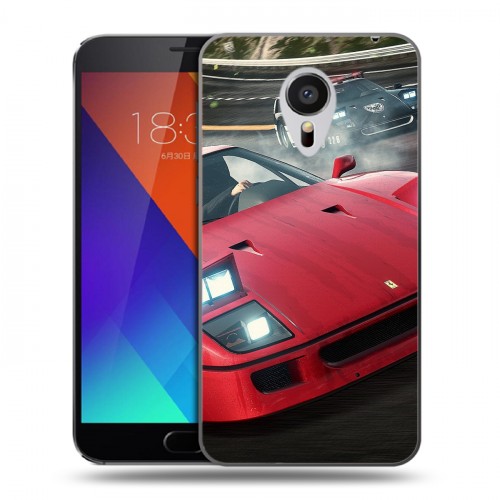 Дизайнерский пластиковый чехол для Meizu MX5 Need for speed