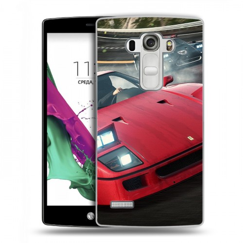 Дизайнерский пластиковый чехол для LG G4 S Need for speed