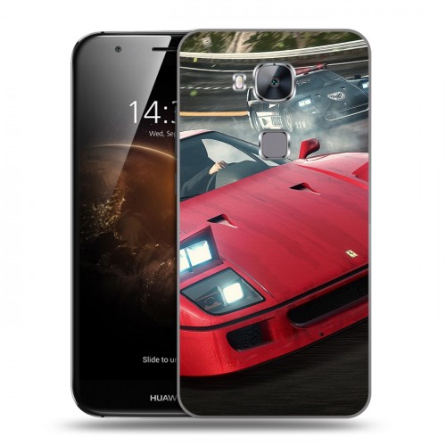 Дизайнерский пластиковый чехол для Huawei G8 Need for speed