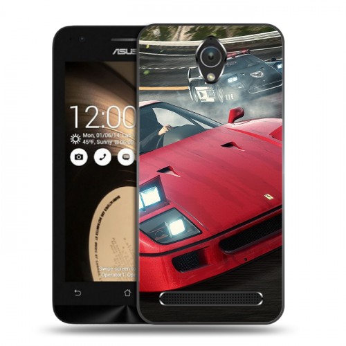 Дизайнерский пластиковый чехол для ASUS Zenfone Go Need for speed