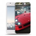 Дизайнерский пластиковый чехол для HTC One A9 Need for speed