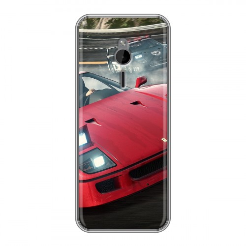 Дизайнерский силиконовый чехол для Nokia 230 Need for speed