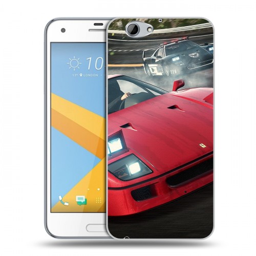 Дизайнерский пластиковый чехол для HTC One A9S Need for speed