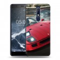 Дизайнерский пластиковый чехол для Nokia 5.1 Need for speed