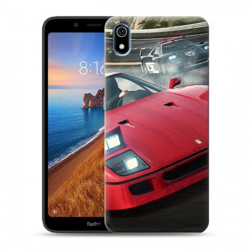 Дизайнерский силиконовый чехол для Xiaomi RedMi 7A Need for speed