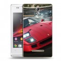 Дизайнерский пластиковый чехол для Sony Xperia E Need for speed