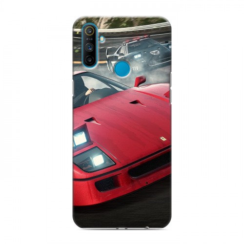 Дизайнерский силиконовый чехол для Realme C3 Need for speed