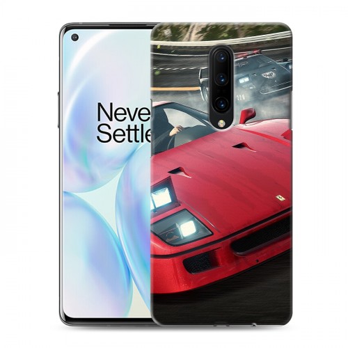 Дизайнерский силиконовый чехол для OnePlus 8 Need for speed