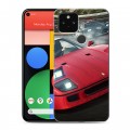 Дизайнерский пластиковый чехол для Google Pixel 5 Need for speed