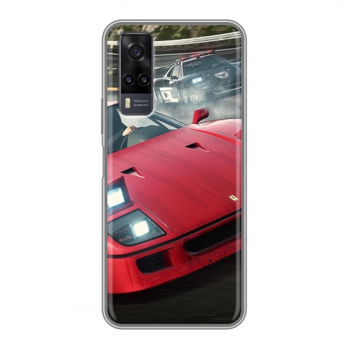 Дизайнерский силиконовый чехол для Vivo Y31 Need for speed