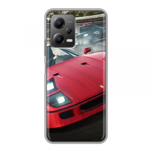 Дизайнерский силиконовый чехол для Xiaomi Poco X5 Need for speed