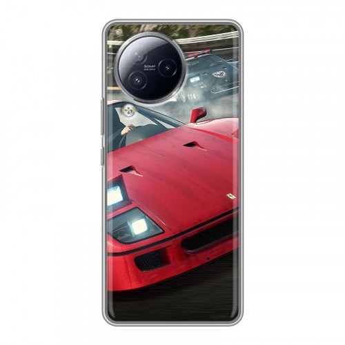 Дизайнерский силиконовый чехол для Xiaomi Civi 3 Need for speed