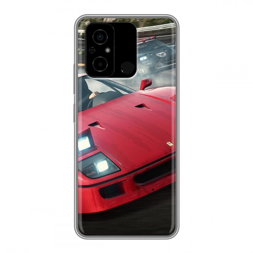 Дизайнерский силиконовый чехол для Xiaomi Poco C55 Need for speed