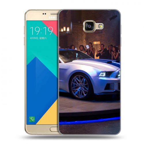 Дизайнерский силиконовый чехол для Samsung Galaxy A9 Need for speed