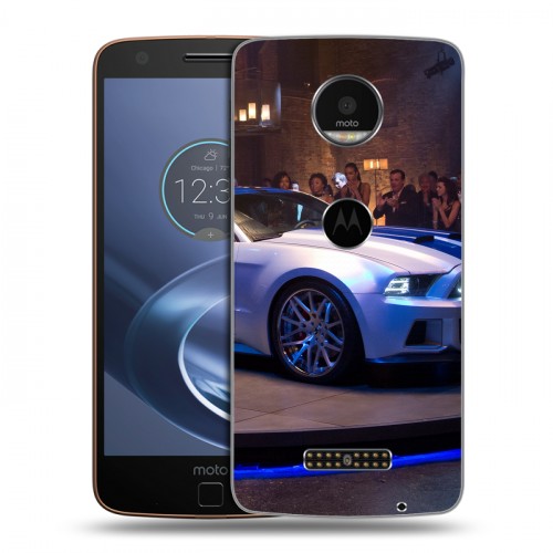 Дизайнерский пластиковый чехол для Lenovo Moto Z Need for speed