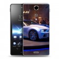 Дизайнерский пластиковый чехол для Sony Xperia TX Need for speed