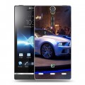 Дизайнерский пластиковый чехол для Sony Xperia S Need for speed