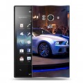 Дизайнерский пластиковый чехол для Sony Xperia acro S Need for speed