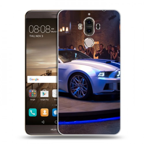 Дизайнерский пластиковый чехол для Huawei Mate 9 Need for speed