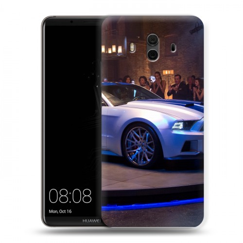 Дизайнерский пластиковый чехол для Huawei Mate 10 Need for speed