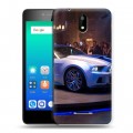 Дизайнерский силиконовый чехол для Micromax Q409 Need for speed