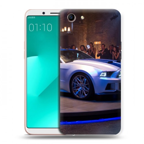 Дизайнерский пластиковый чехол для OPPO A83 Need for speed