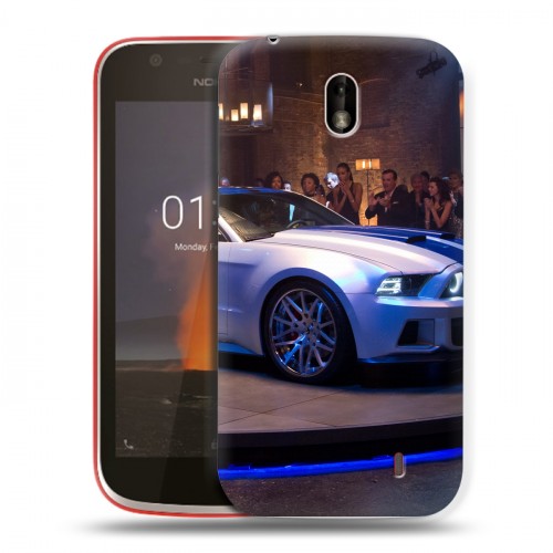 Дизайнерский пластиковый чехол для Nokia 1 Need for speed