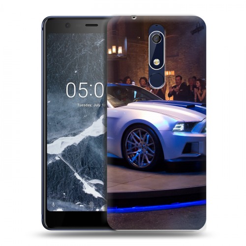 Дизайнерский пластиковый чехол для Nokia 5.1 Need for speed